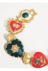 Flanerie Elysian 18K Gold Boho Baroque Bracelet