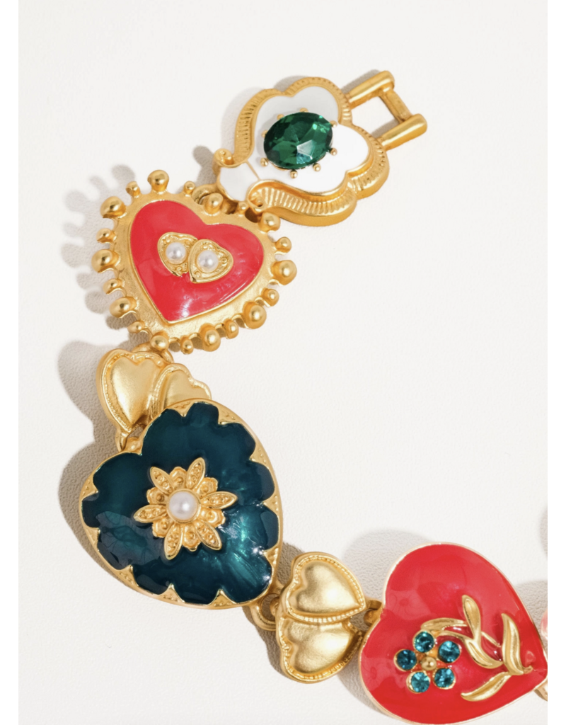 Flanerie Elysian 18K Gold Boho Baroque Bracelet