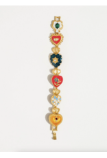 Flanerie Elysian 18K Gold Boho Baroque Bracelet