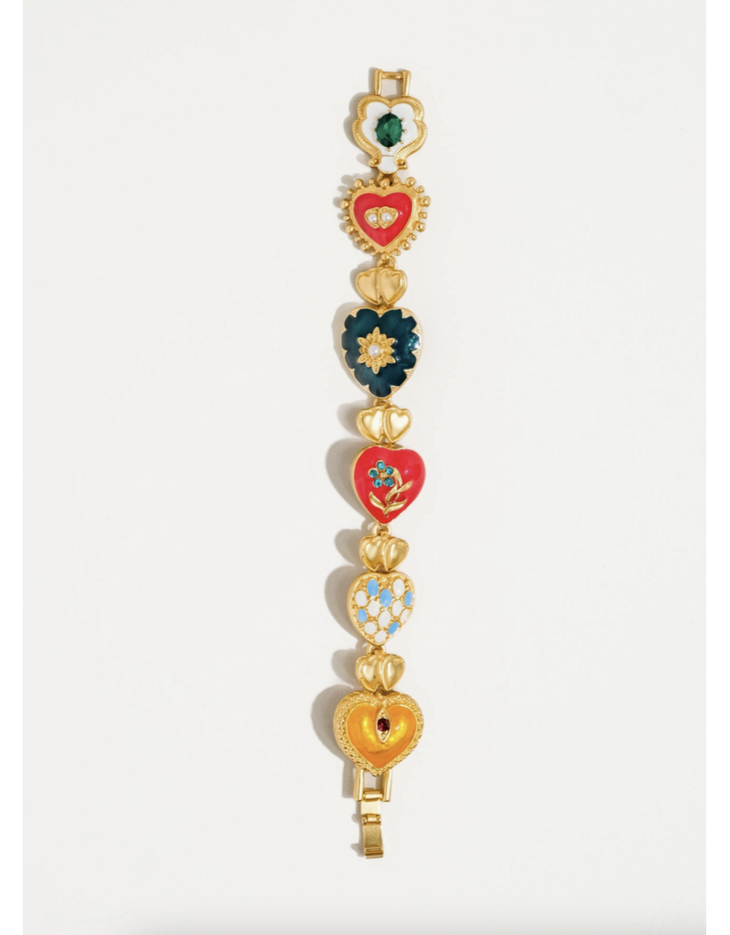 Flanerie Elysian 18K Gold Boho Baroque Bracelet
