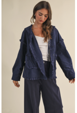 Gia Lace Eyelet Ruffle Jacket