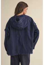 Gia Lace Eyelet Ruffle Jacket