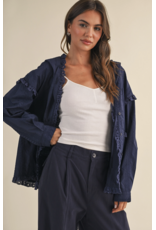Gia Lace Eyelet Ruffle Jacket