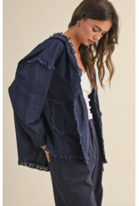 Gia Lace Eyelet Ruffle Jacket