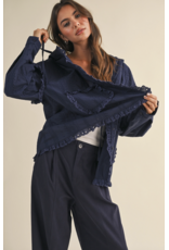Gia Lace Eyelet Ruffle Jacket