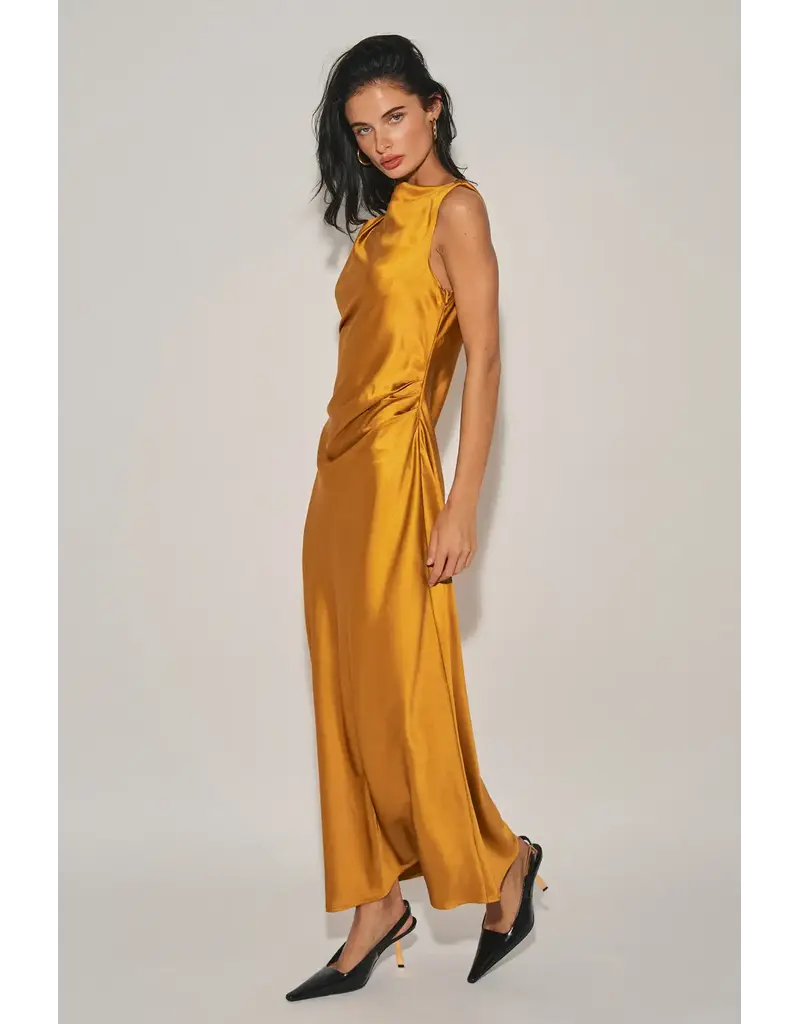 Ali Asymmetrical Draped Maxi Dress