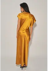 Ali Asymmetrical Draped Maxi Dress
