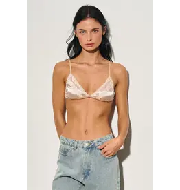 Sylvania Satin & Lace Bralette