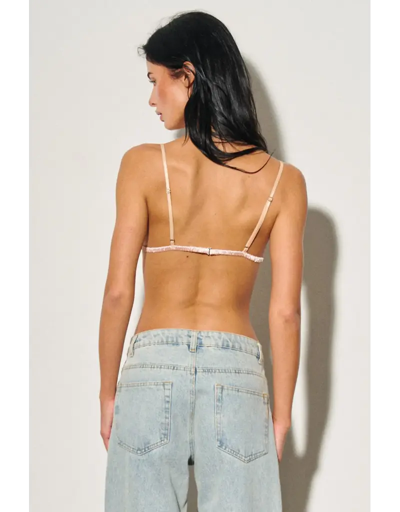 Sylvania Satin & Lace Bralette