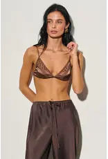 Sylvania Satin & Lace Bralette