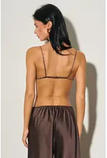 Sylvania Satin & Lace Bralette