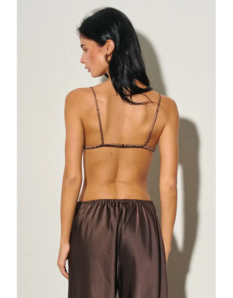 Sylvania Satin & Lace Bralette