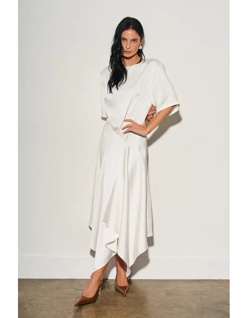 Madi Asymmetrical Midi Dress