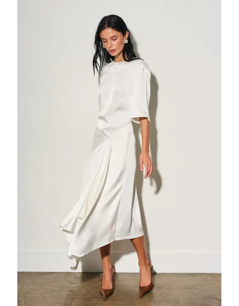 Madi Asymmetrical Midi Dress