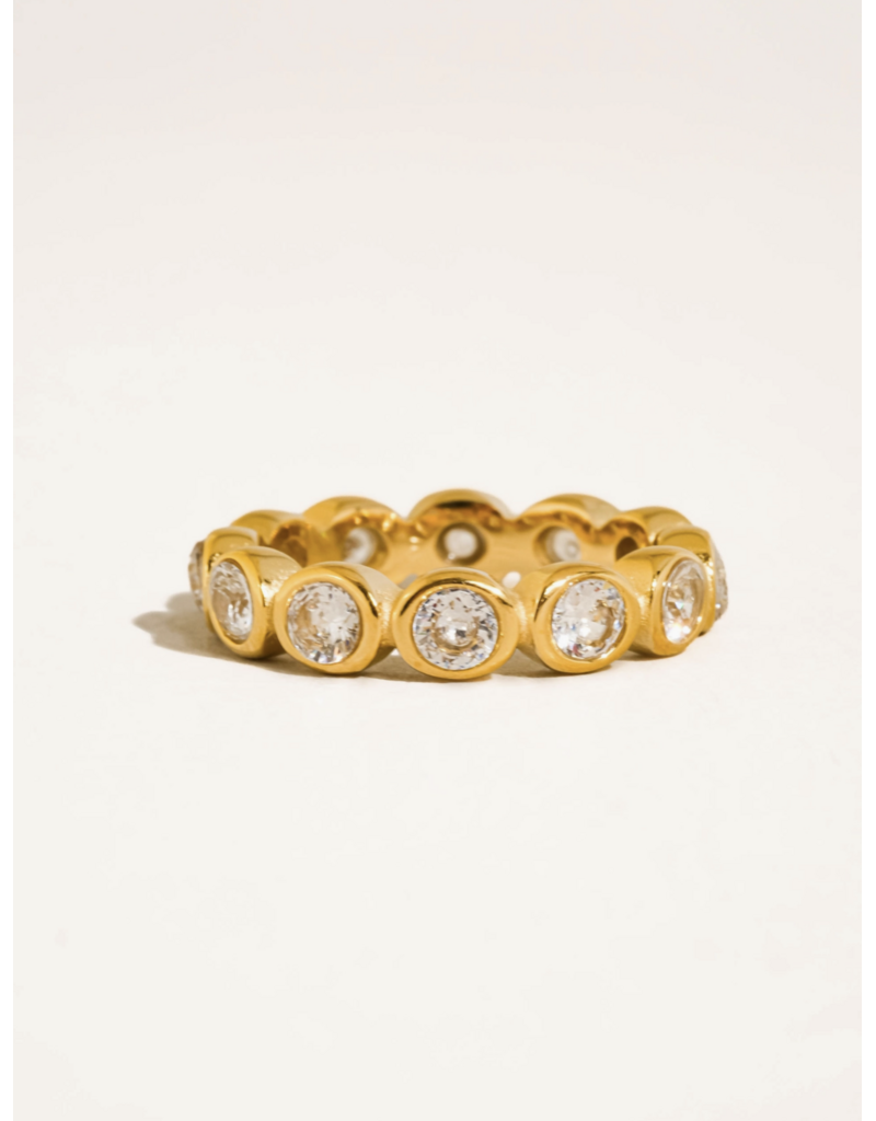 Flanerie Lenna 18K Gold Non-Tarnish Ring