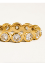 Flanerie Lenna 18K Gold Non-Tarnish Ring
