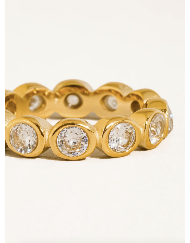 Flanerie Lenna 18K Gold Non-Tarnish Ring