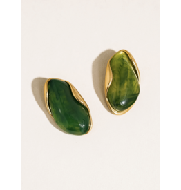 Flanerie Maélie 18K Gold Non-Tarnish Earrings