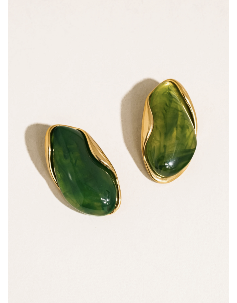 Flanerie Maélie 18K Gold Non-Tarnish Earrings