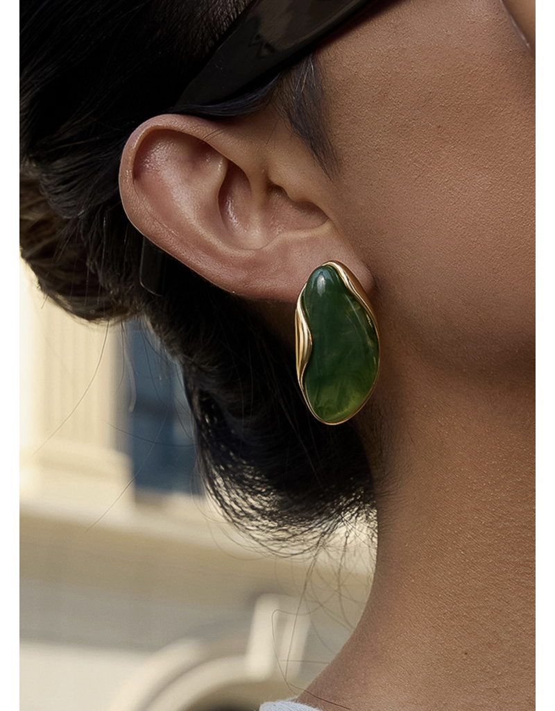 Flanerie Maélie 18K Gold Non-Tarnish Earrings