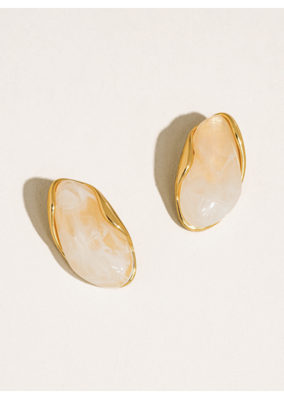 Flanerie Maélie 18K Gold Non-Tarnish Earrings