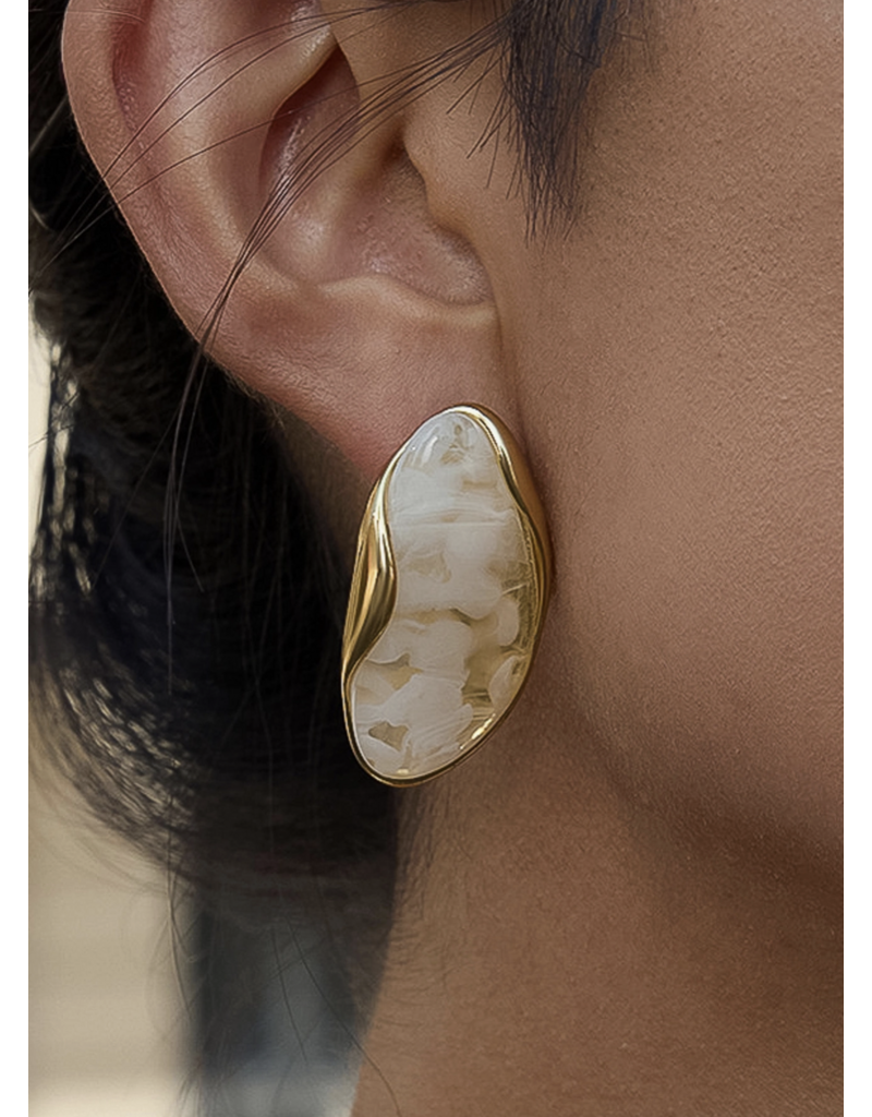 Flanerie Maélie 18K Gold Non-Tarnish Earrings