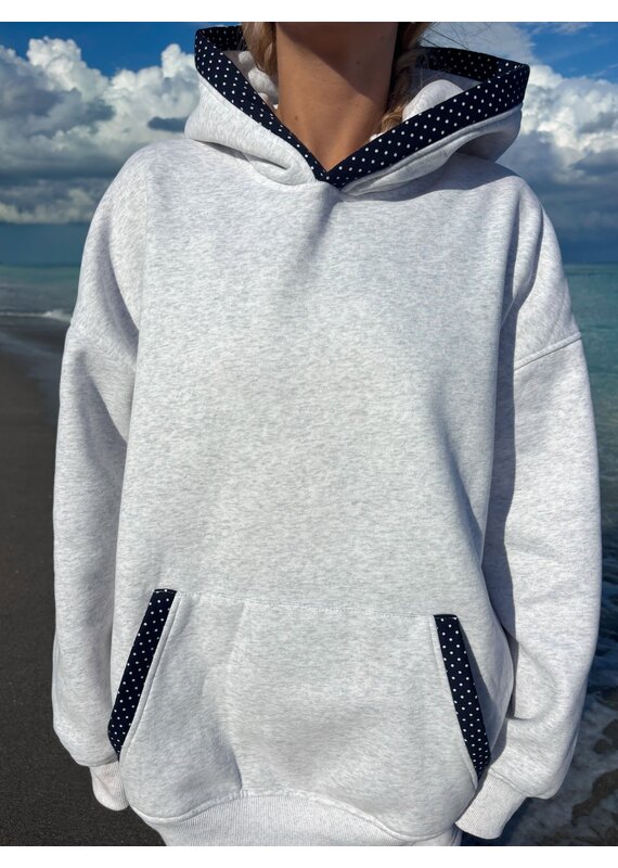 Sunkissed Coconut Victoria Dot Hoodie & Short Set