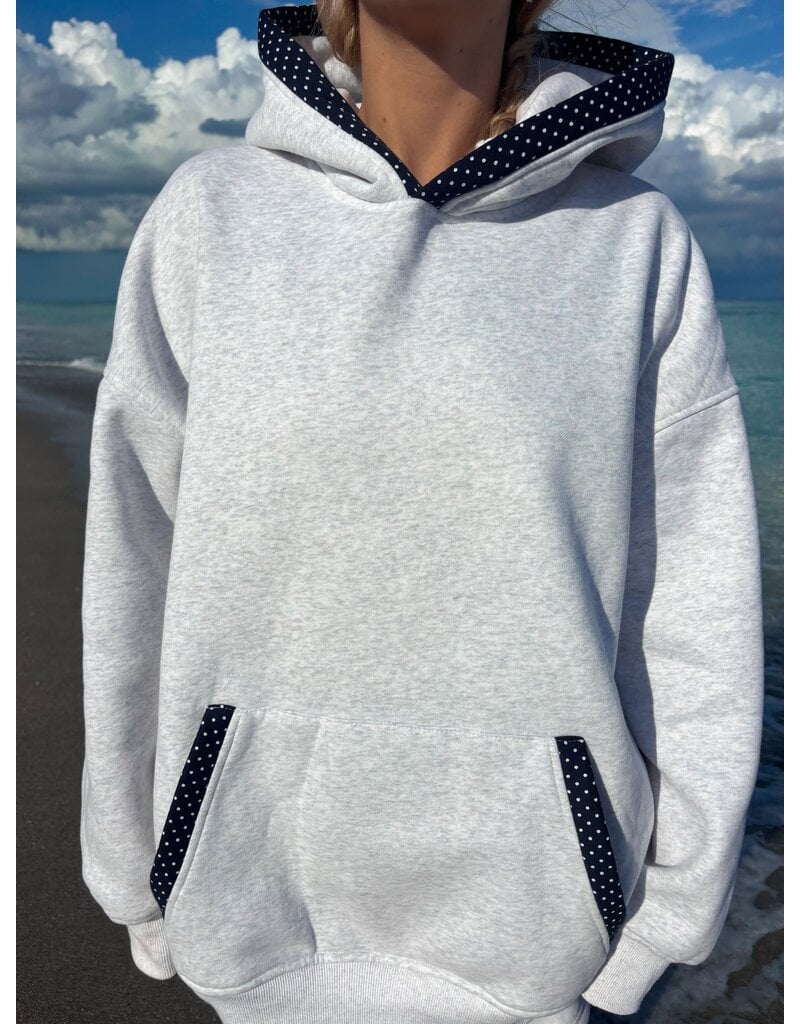 Sunkissed Coconut Victoria Dot Hoodie & Short Set