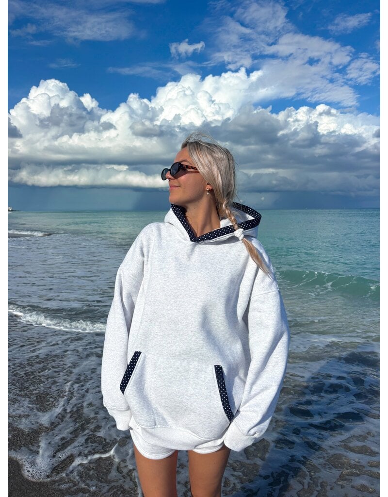Sunkissed Coconut Victoria Dot Hoodie & Short Set