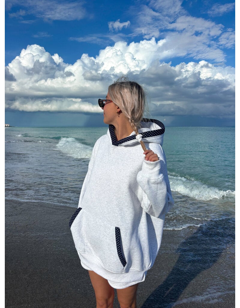 Sunkissed Coconut Victoria Dot Hoodie & Short Set