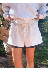 Sunkissed Coconut Victoria Dot Hoodie & Short Set
