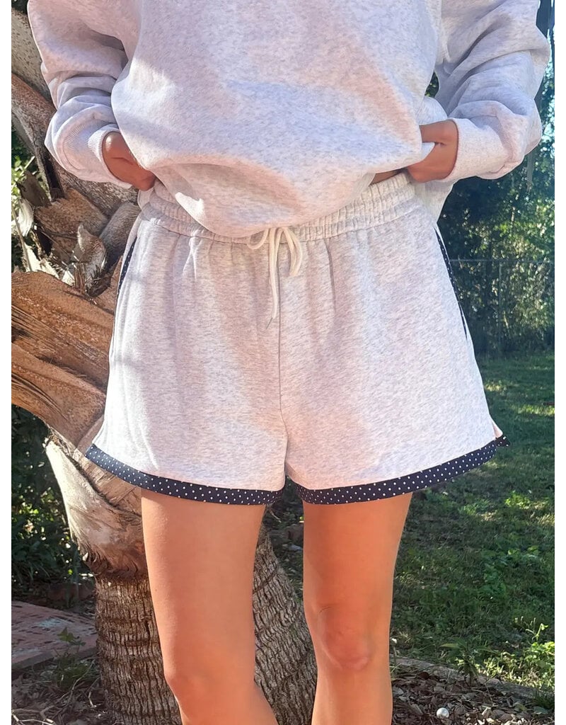 Sunkissed Coconut Victoria Dot Hoodie & Short Set