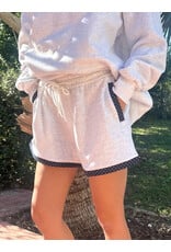 Sunkissed Coconut Victoria Dot Hoodie & Short Set