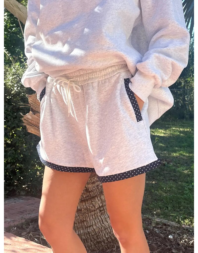 Sunkissed Coconut Victoria Dot Hoodie & Short Set