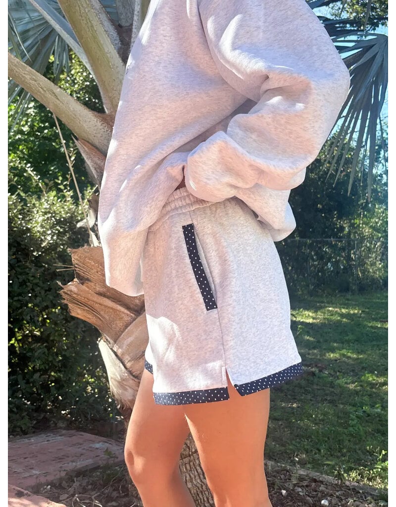 Sunkissed Coconut Victoria Dot Hoodie & Short Set