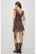 Pretty Garbage Rila Paisley Print Sleeveless Mini Dress