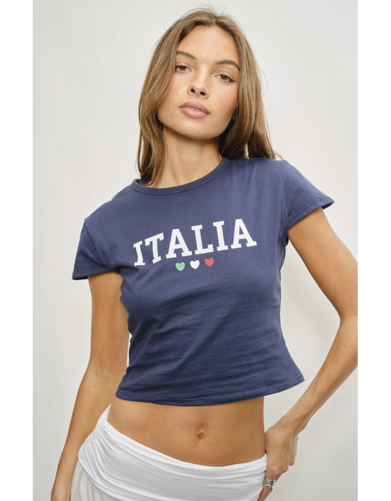 Pretty Garbage Ina Italia Baby Tee