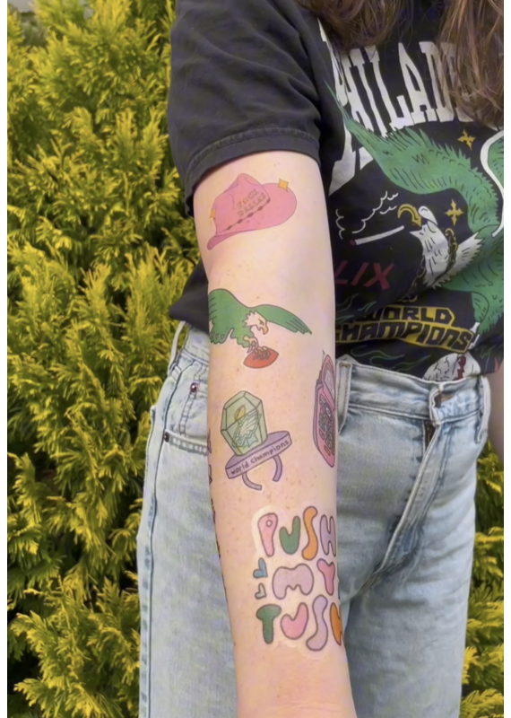 Lucky Lasso Philly Football Temporary Tattoos
