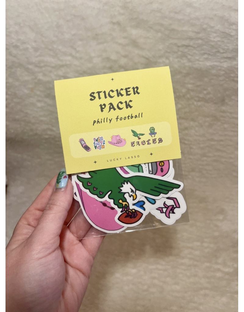 Lucky Lasso Philly Football Temporary Tattoos