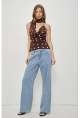 Pretty Garbage Kalea Cowl Neck Top