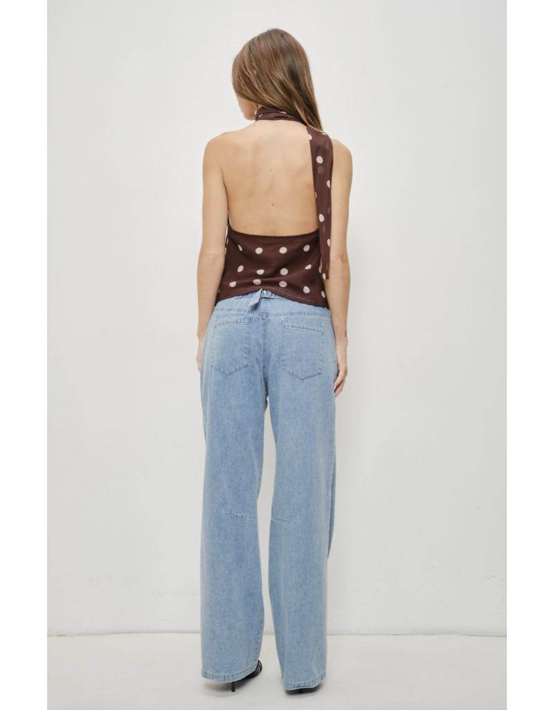 Pretty Garbage Kalea Cowl Neck Top