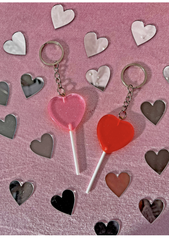 Heart Lolli Keychain *2 colors*
