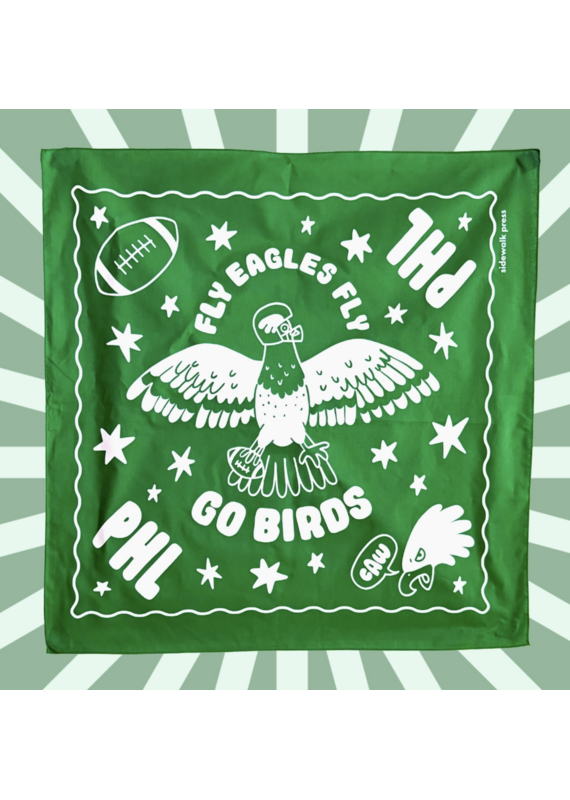 Sidewalk Press Go Birds Bandana
