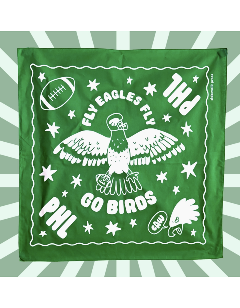 Sidewalk Press Go Birds Bandana