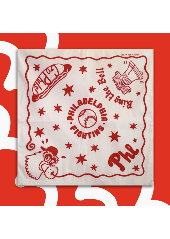 Sidewalk Press Go Phils Bandana