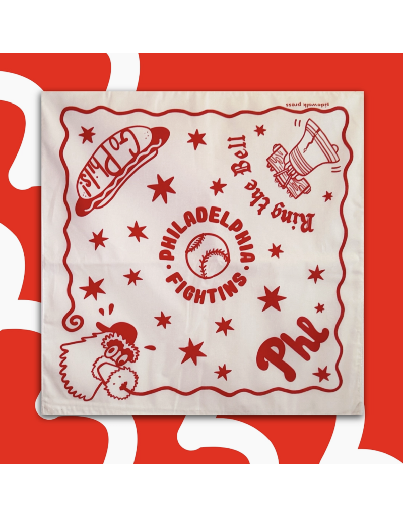 Sidewalk Press Go Phils Bandana