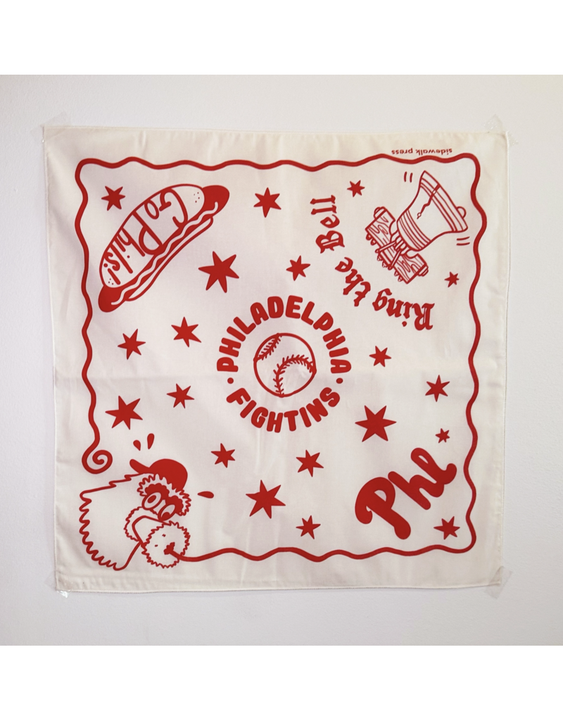 Sidewalk Press Go Phils Bandana