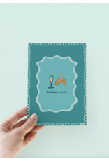 Birthday Brunch Croissants & Bubbly Card