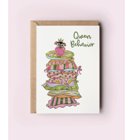 Queen Behavior Chihuahua Card