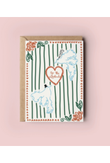 To the Lovebirds Wedding Card